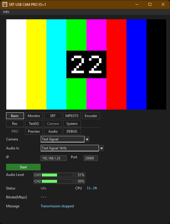 SRT USB CAM screenshot 1