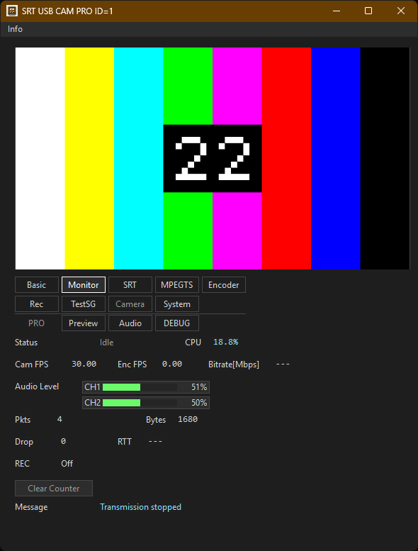 SRT USB CAM screenshot 2